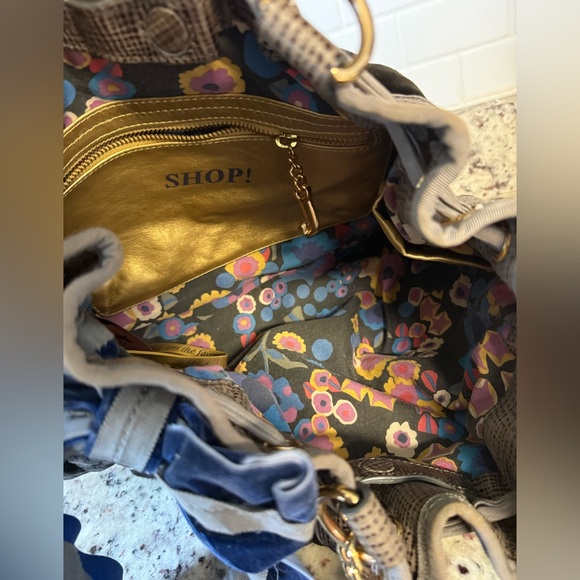 Vintage Juicy Couture Quilted Velour Tote Shoulder Bag - Picture 8 of 9